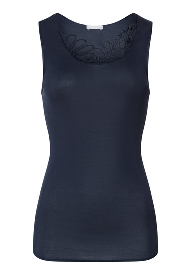 Belina Cotton Round Neck Tank Top | Deep Navy 70879-1610
